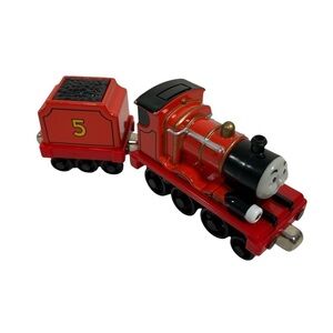 Thomas‎ & Friends 2002 Die cast Railway Talking James & Tender Train Tank  WORKS